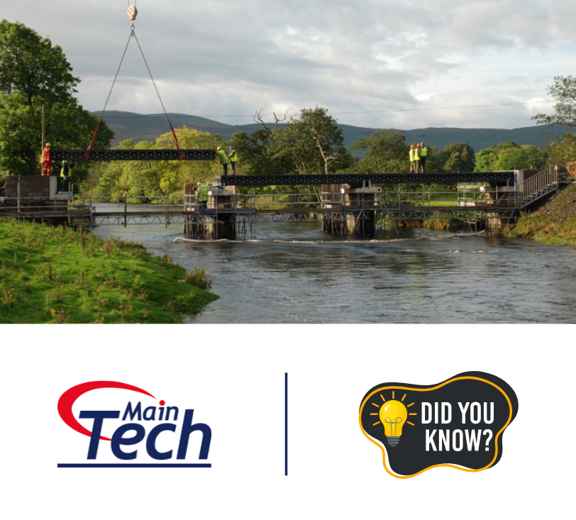 Scotland is home to the world’s largest bridge made entirely from recycled plastic